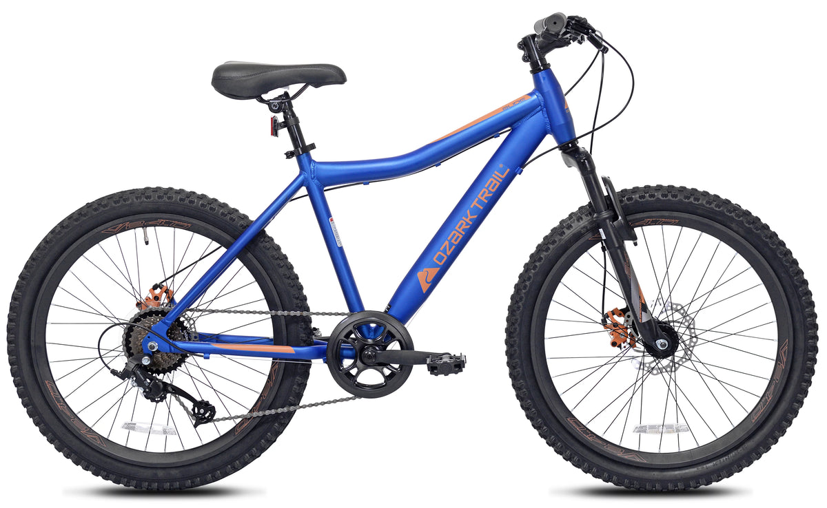 24 Glide Mountain Bike, 8 Speed, Black L9057