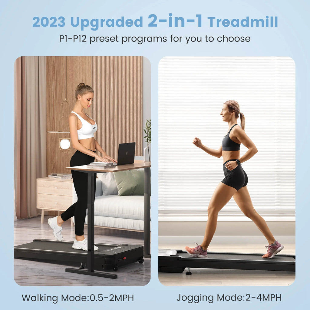 1HP Under-Desk Walking Treadmill D58545