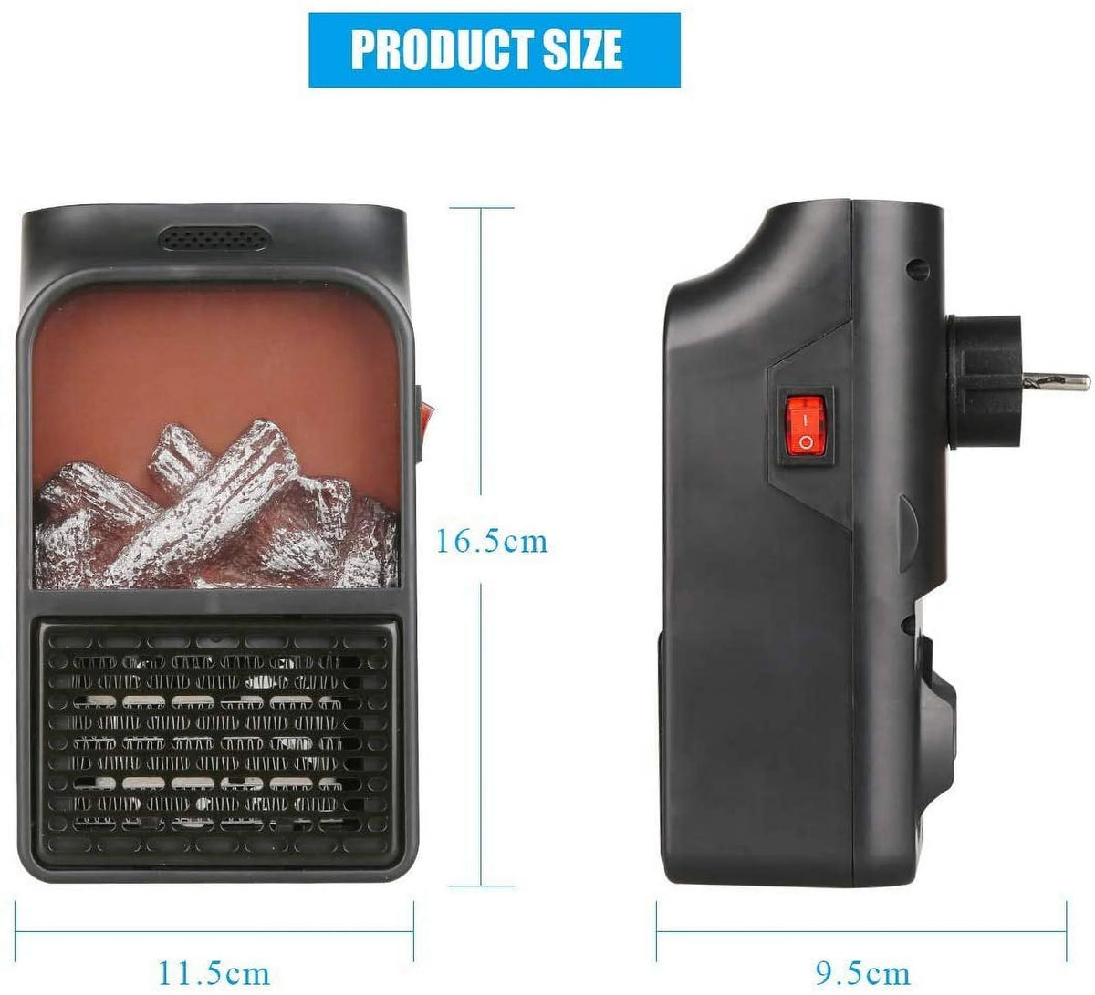 900w Portable Electric Ceramic Space Heater Q861