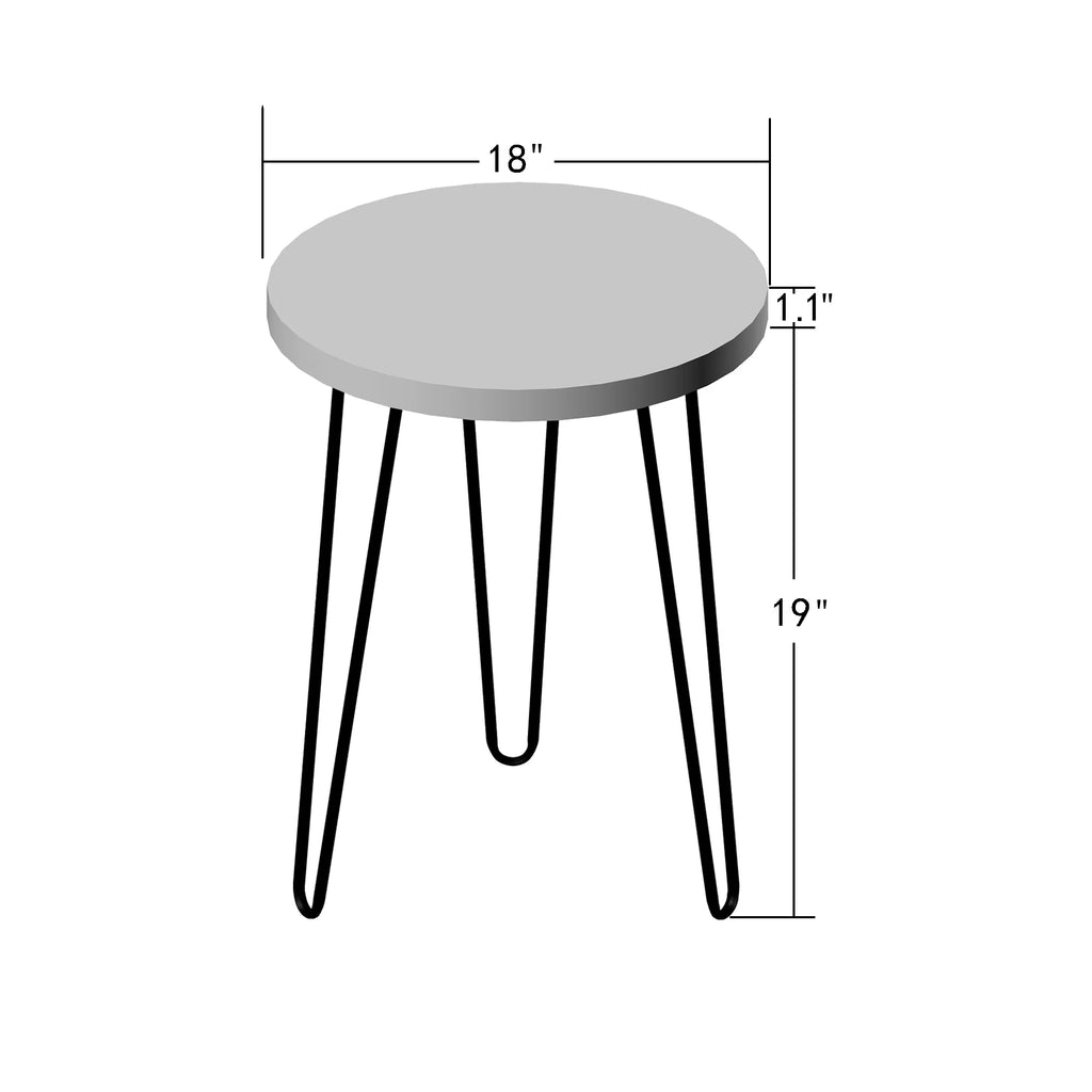 Reclaimed Wood End Table E778167
