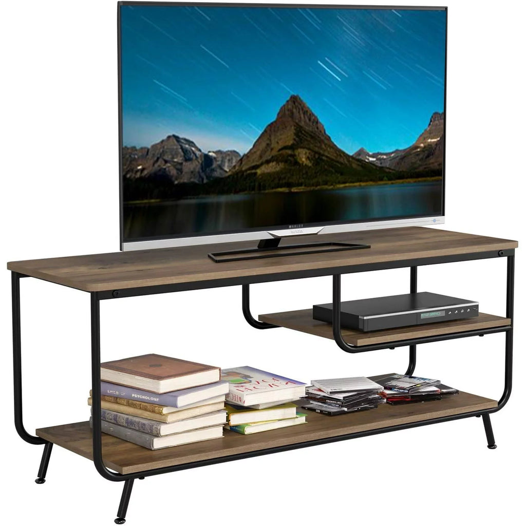 Wood 3 Tier TV Stand with Storage E503316
