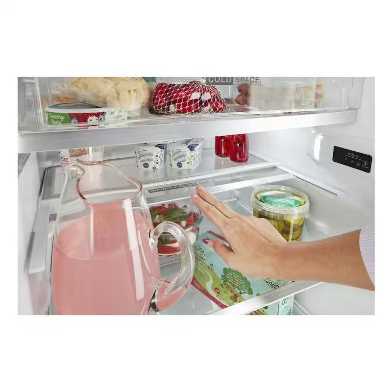 Black Counter Depth Top Freezer Refrigerator S242