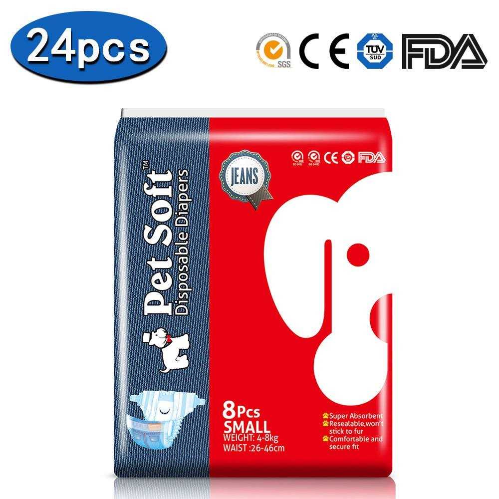Soft Female Disposable Dog Diapers M3621