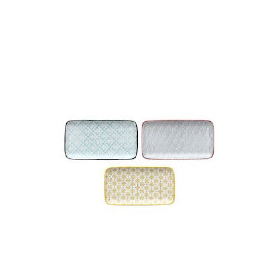 Rectangular Plate Set 3pcs D4368