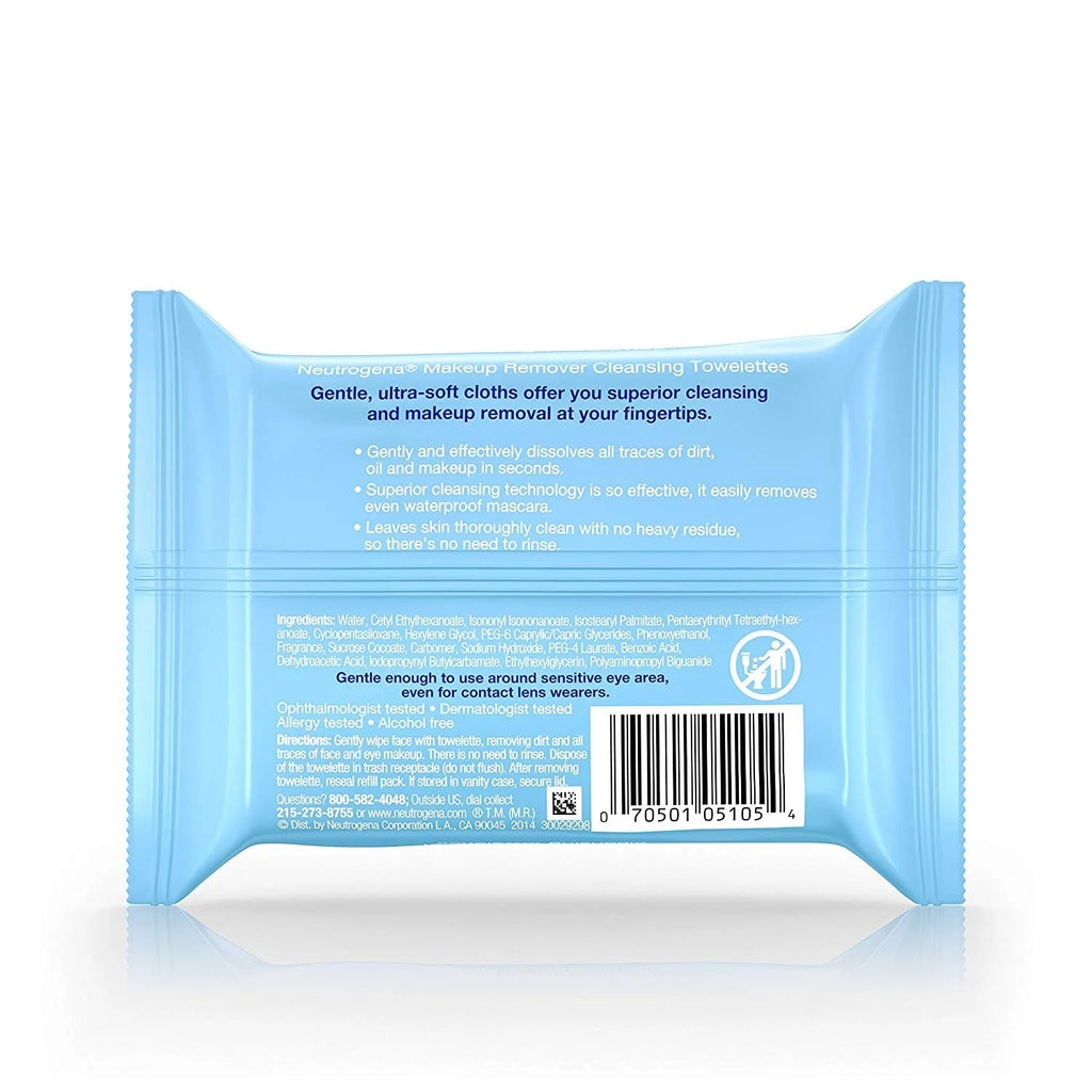 Hydrating Makeup Remover Cleansing Wet Towelettes 25 ct, 3-Pack P896