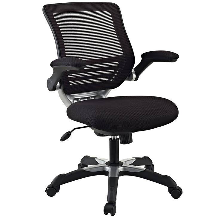 Black Mesh Computer and Desk Chair B691