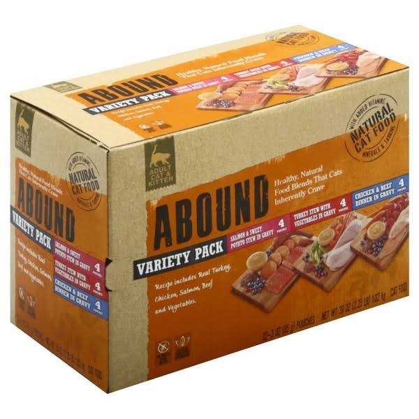 Natural Wet Cat Food Pouches Variety Pack 12 Count 3 oz L571487
