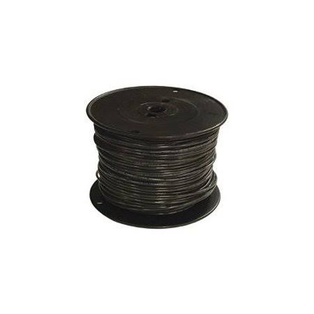 14 Black Solid THHN Single Wire N59449