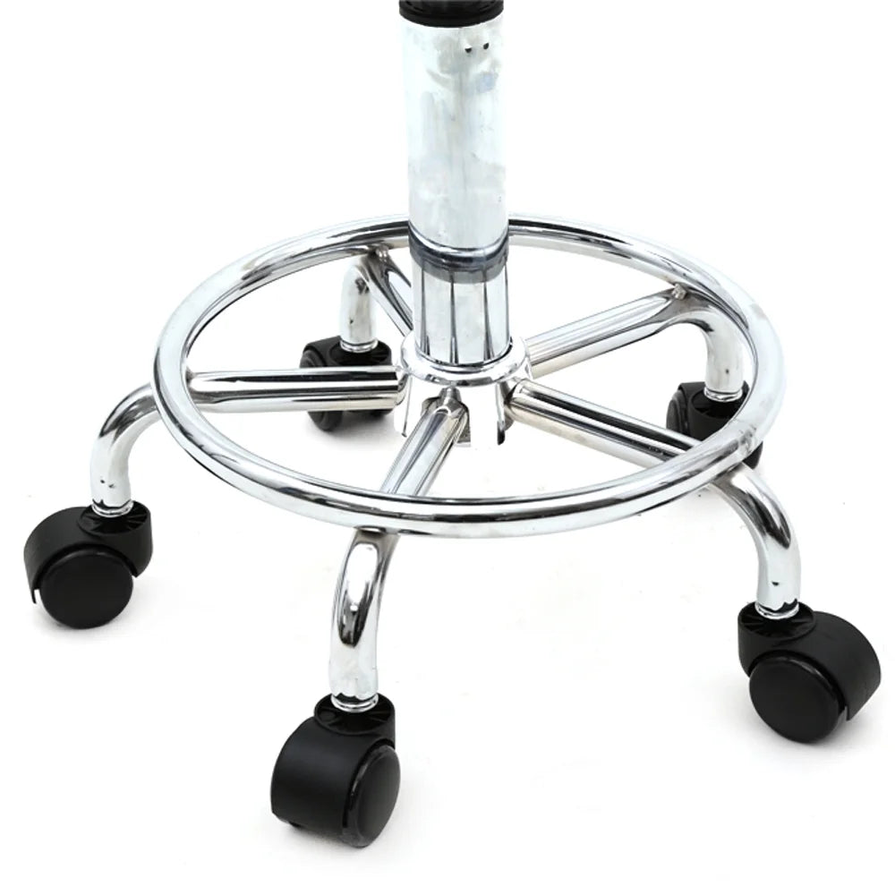White Adjustable Drafting Chair with Foot Rest E53022