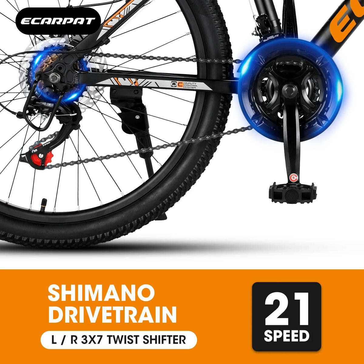 24 inch Aluminum Mountain Bike with Disc Brakes P18363