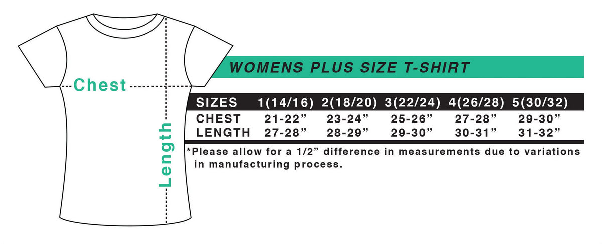 Women's Plus Size T-Shirt S331