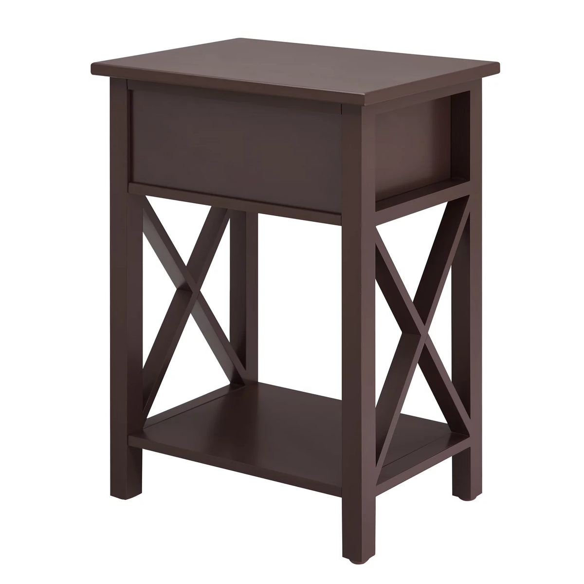 Wooden Nightstand with Drawer C90998
