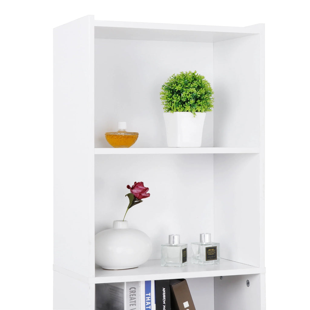 5-Tier Narrow Bookshelf with Adjustable Shelves F821755