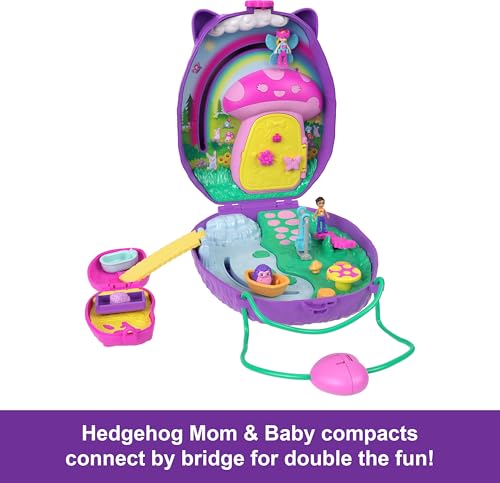 2-in-1 Travel Toy with 2 Micro Dolls and 16 Accessories O3794
