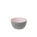 Stoneware Bowl 14 cm Grey, Light Pink K4577