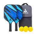 2 Paddles Blue Pickleball Set with Bag and 4 Balls G582519
