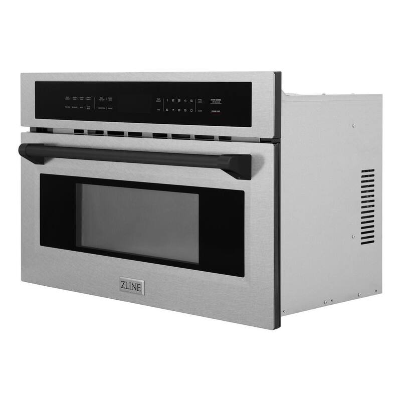 30 in. Built-In Microwave Oven in Stainless Steel & Matte Black U4920