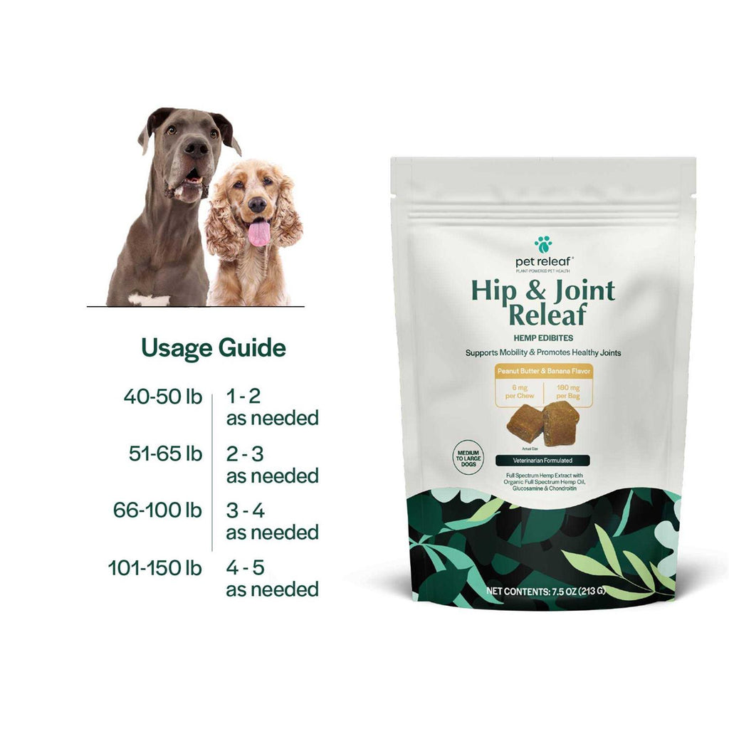 Peanut Butter & Banana Hip & Joint Dog Treats J539