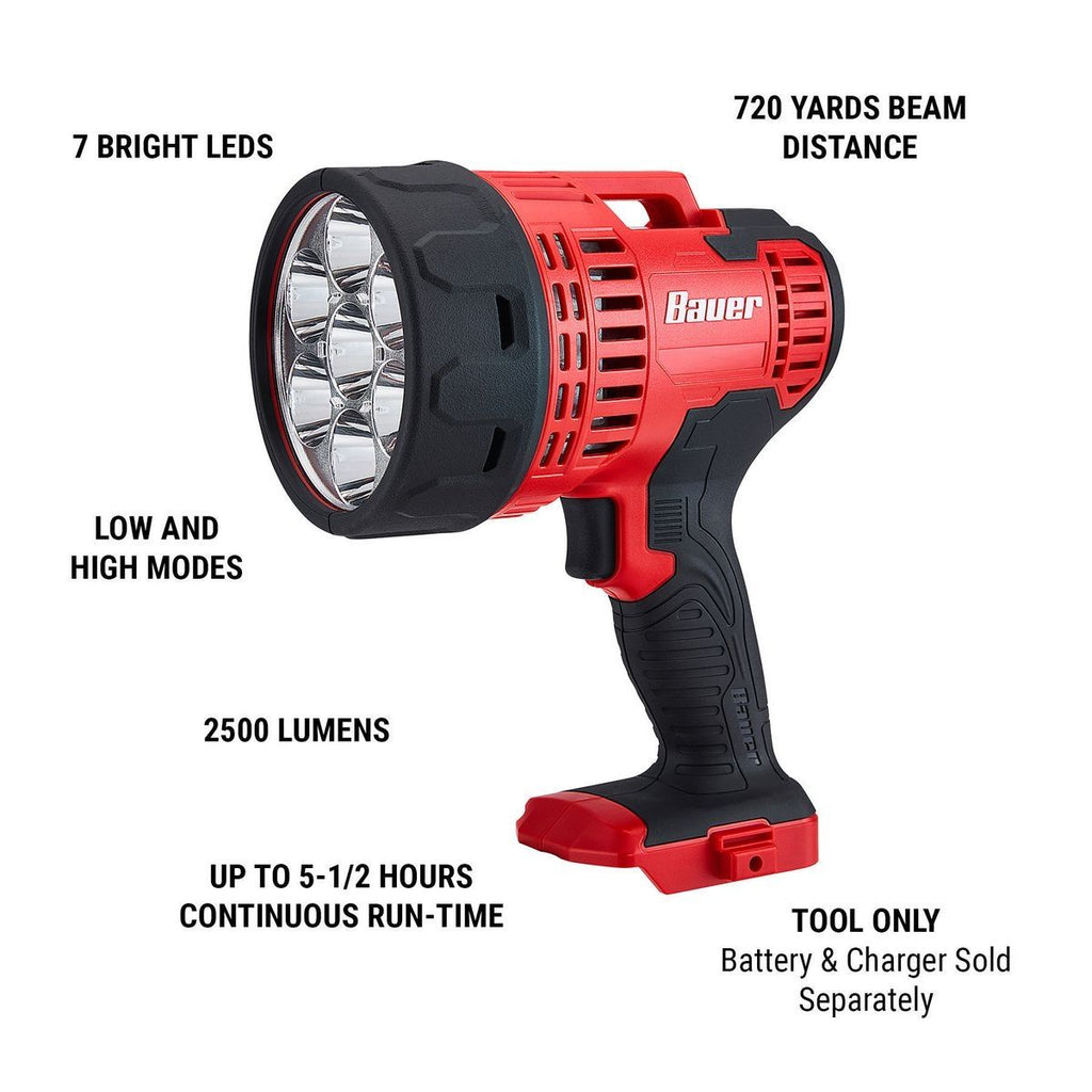 20V Cordless 2500 Lumen Spotlight Q207