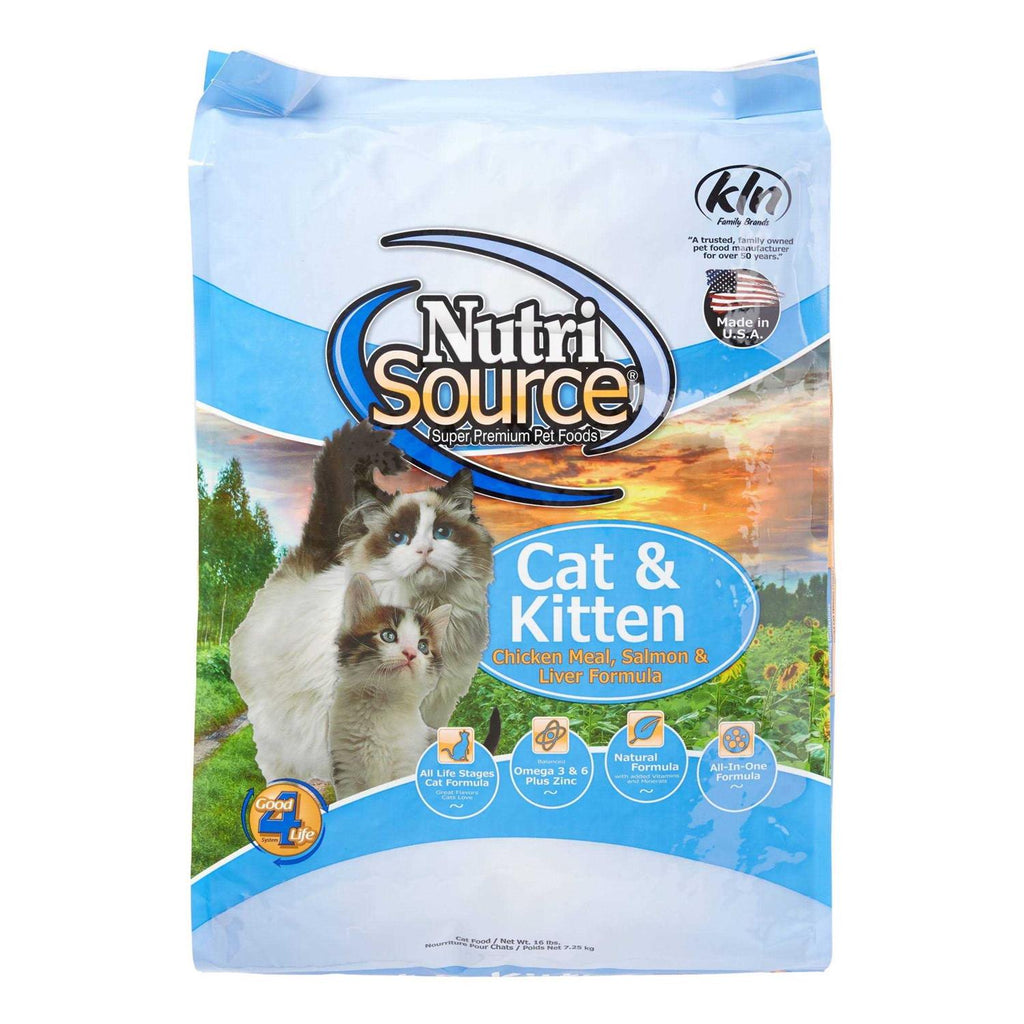 Chicken Salmon Liver Dry Cat & Kitten Food W89760
