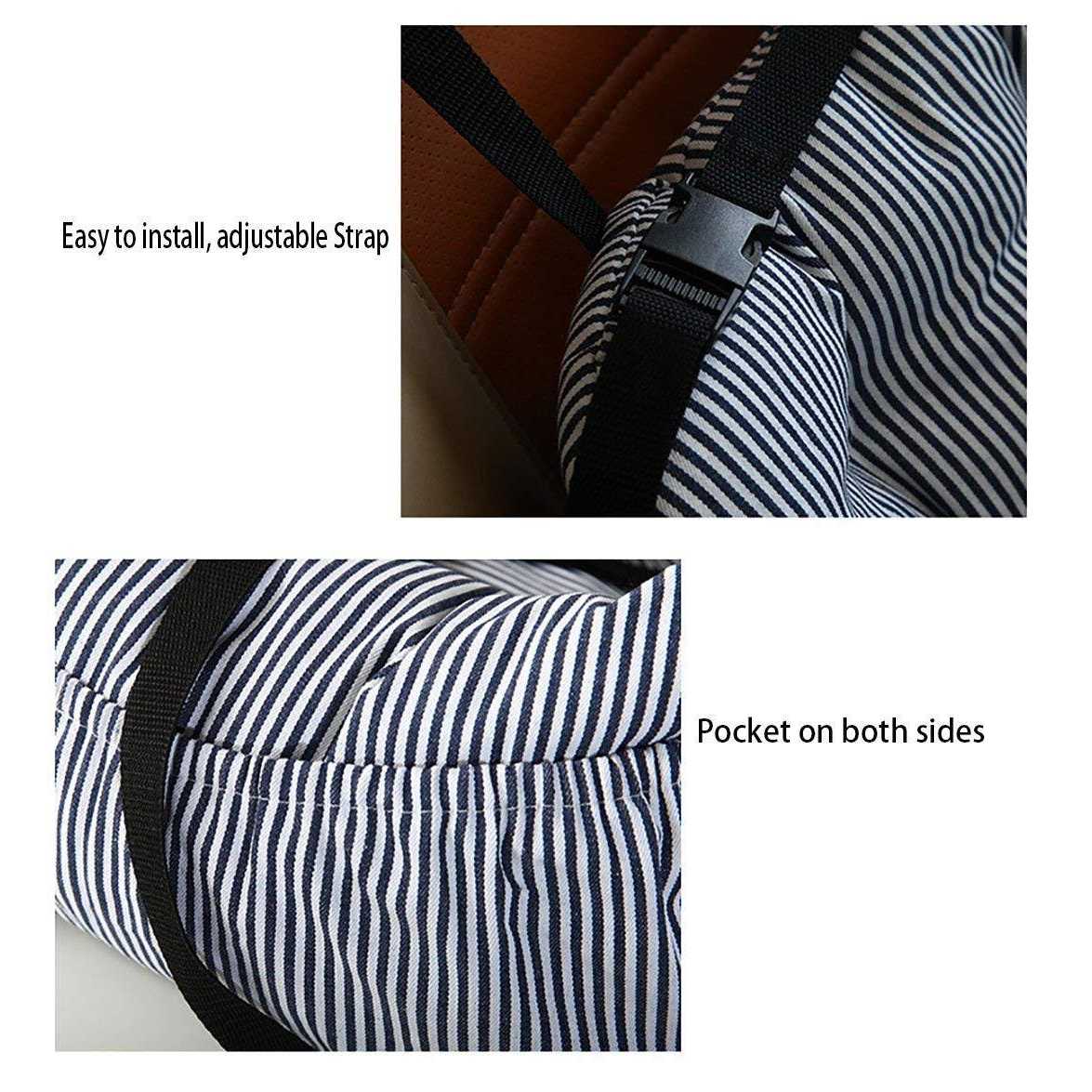 Dog Car Seat Pet Booster Seat with Storage Pocket B694307