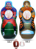 Inflatable Two Sided Toss Game with Plush Balls D69586