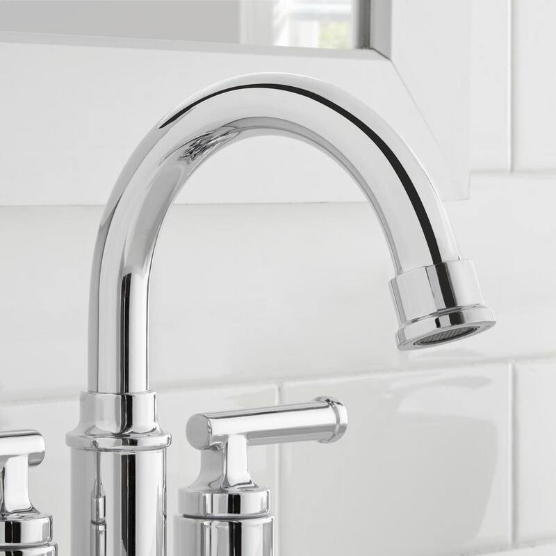 4 in. Centerset Double-Handle High-Arc Bathroom Faucet Polished Chrome 2-Pack A14525