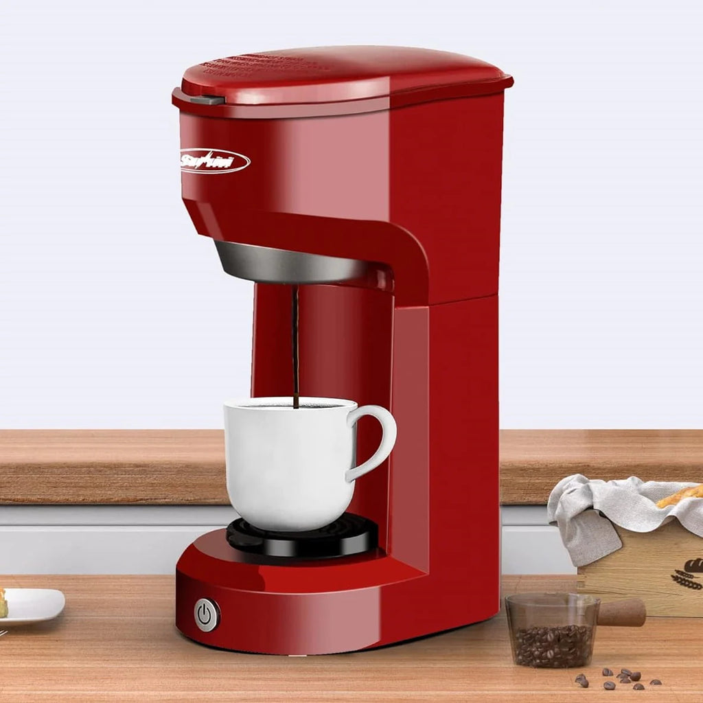 Single Serve Coffee Maker with 30 Oz Detachable Reservoir, Black O595