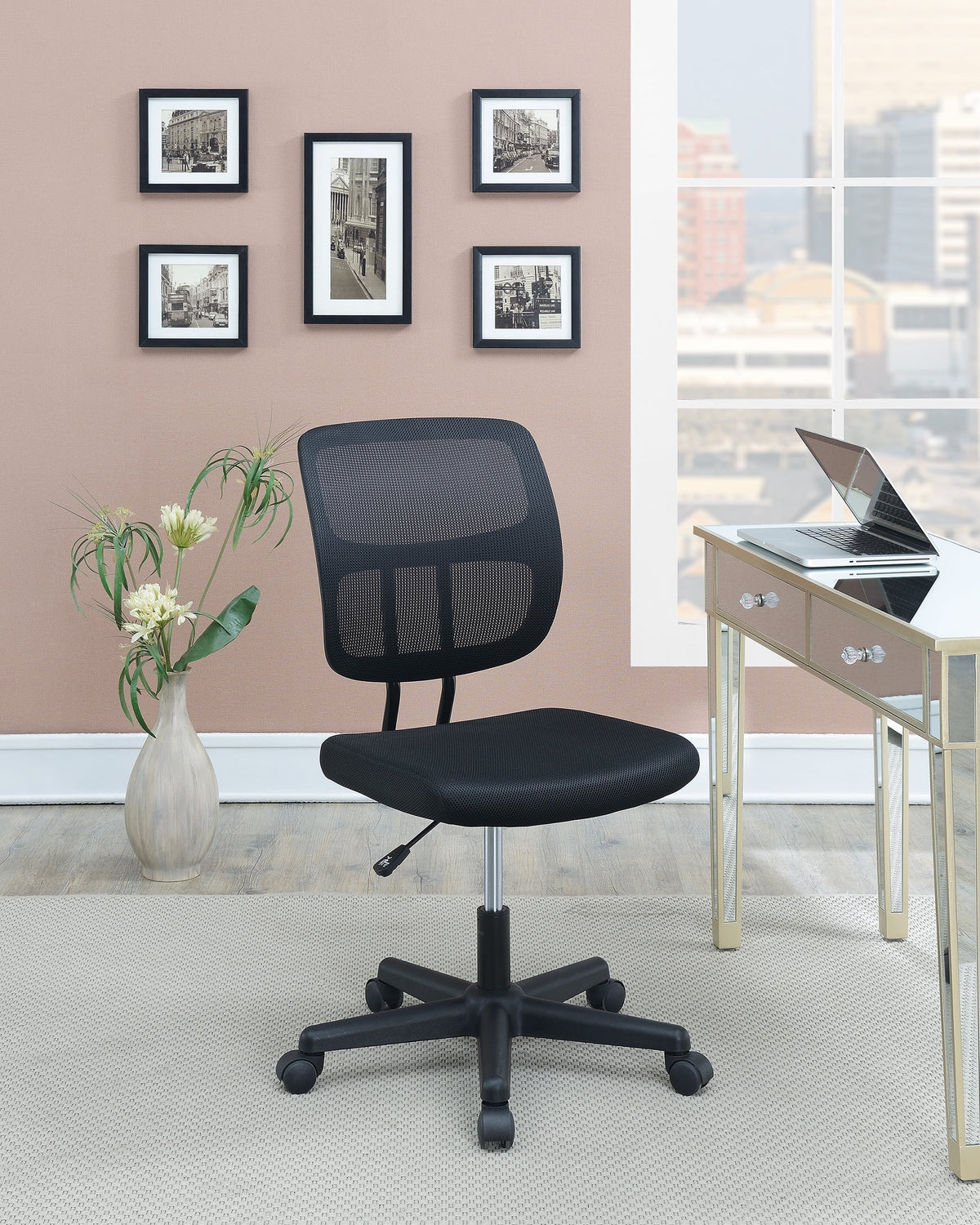 Black Mesh Office Chair N316249